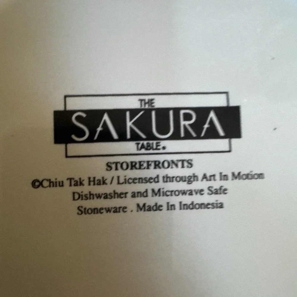 Sakura table storefronts